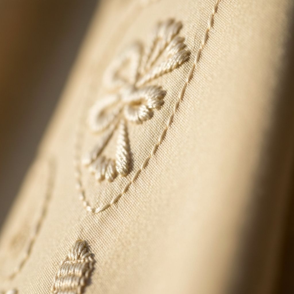 Detail de couture artisanale